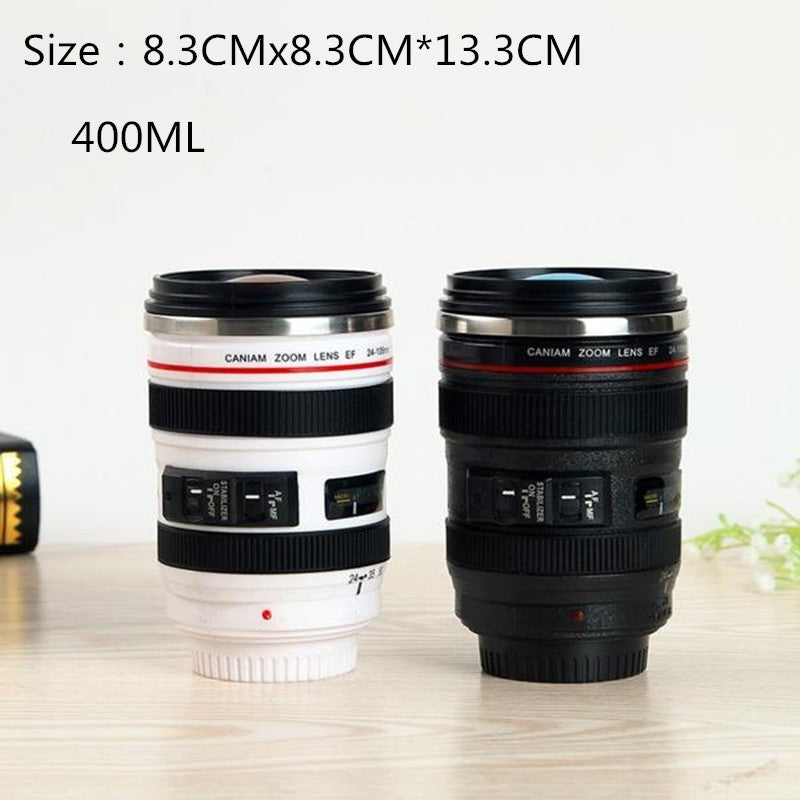 Lee - Stainless Steel Camera Lens Travel Mug