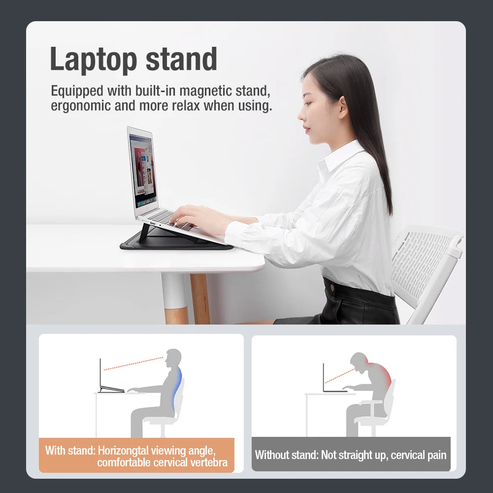 Portable Laptop Sleeve Protector and Stand