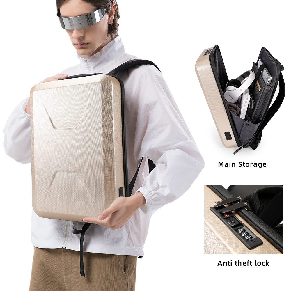 Giga - PC Hard Shell Business Style Laptop Backpack