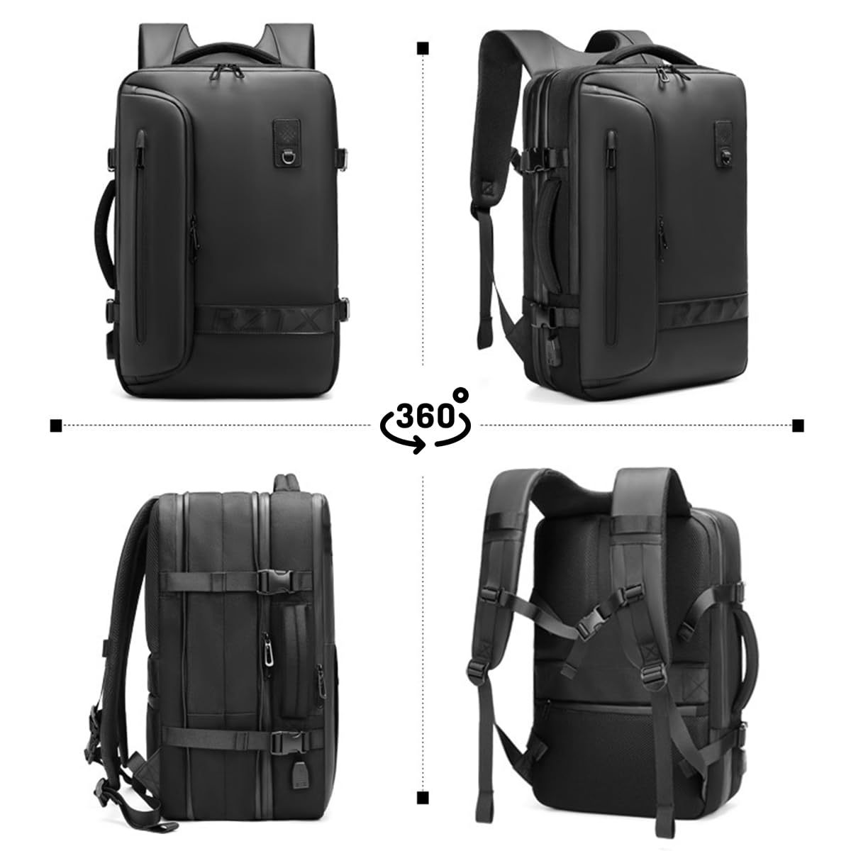 Tenzei Airbag - RZTX Reise-Vakuum-Kompressions-Rucksack