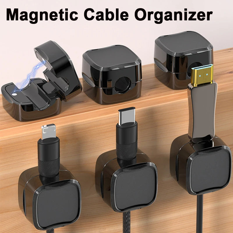 Pincer - Adjustable Magnetic Desk Cable Management And Organizer