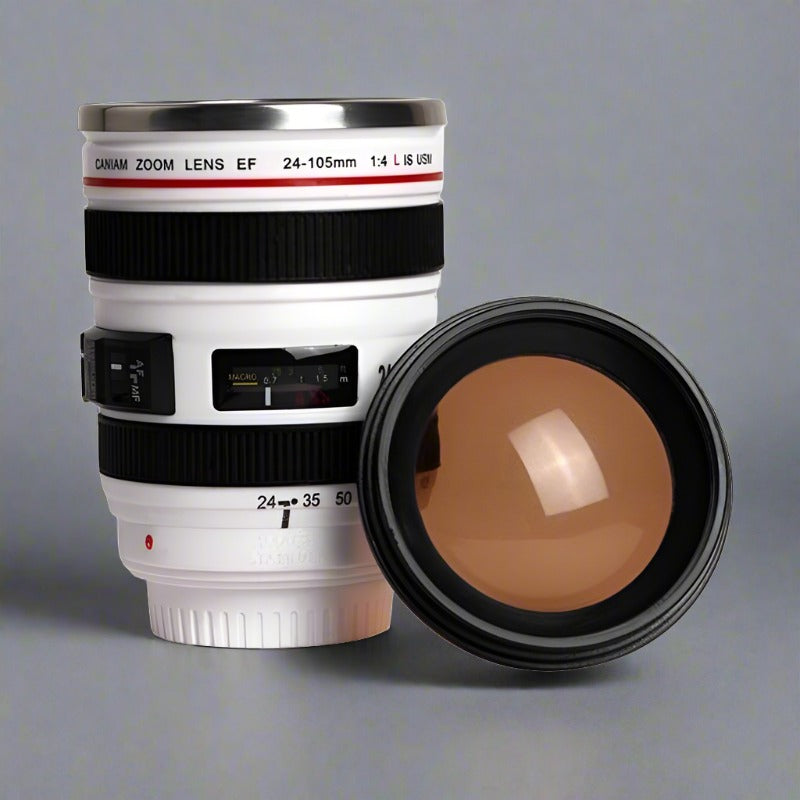 Lee - Stainless Steel Camera Lens Travel Mug