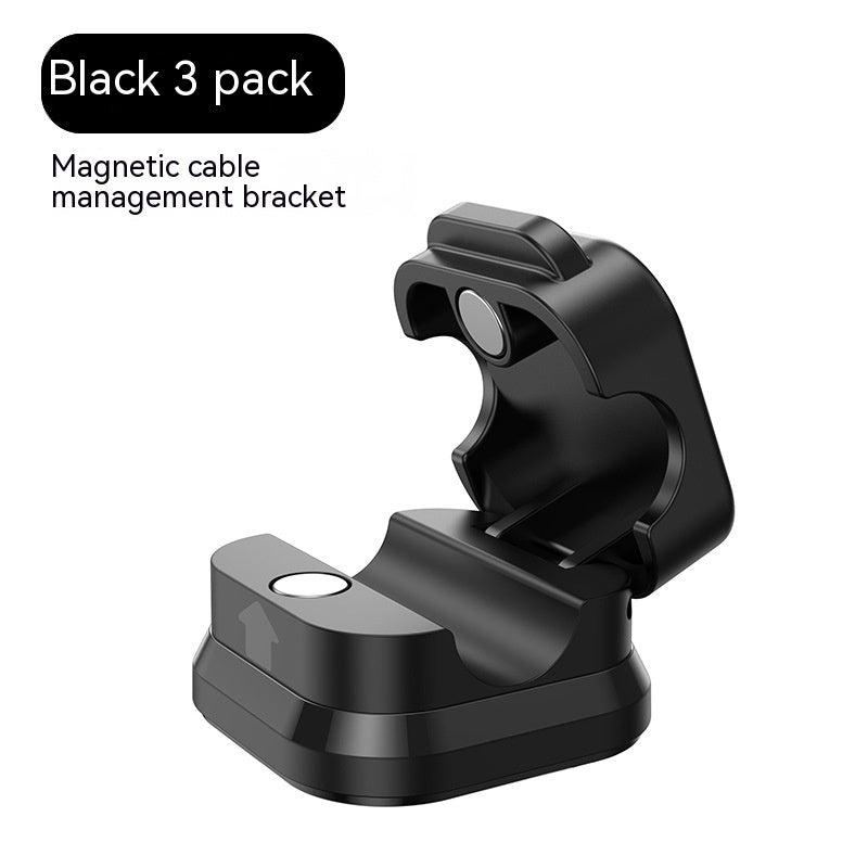 Desktop Cellphone Cable Magnetic Suction Cord Manager Storage Holder